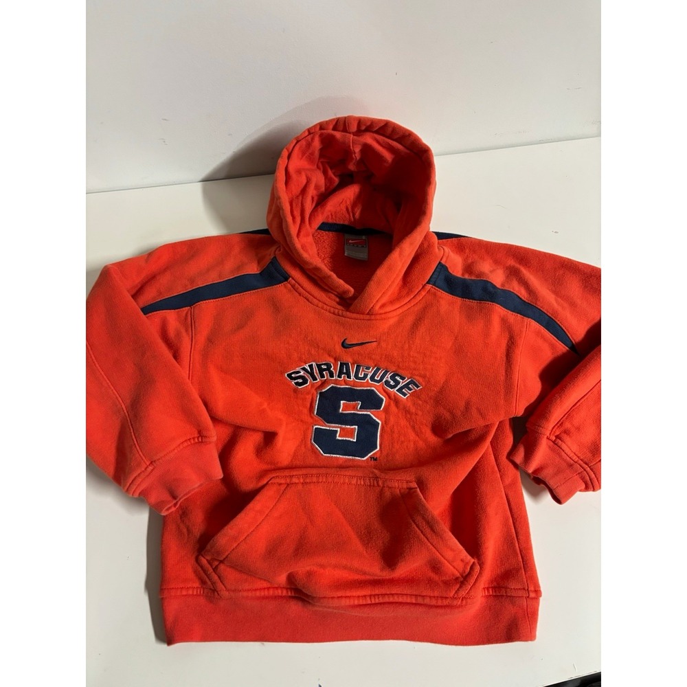 Nike Syracuse Orange Kids Hoodie Sweatshirt Orange Blue Youth Size 6